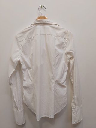 Camisa blanca Ralph Lauren mujer manga larga