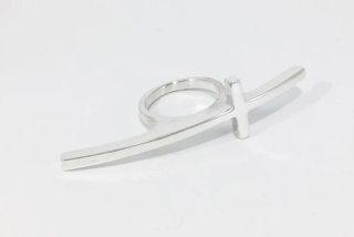 Anillo Cruz Darwin Collection Plata, nuevo.