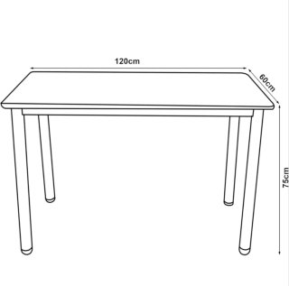 Mesa Comedor Tammela Rectangular Blanca