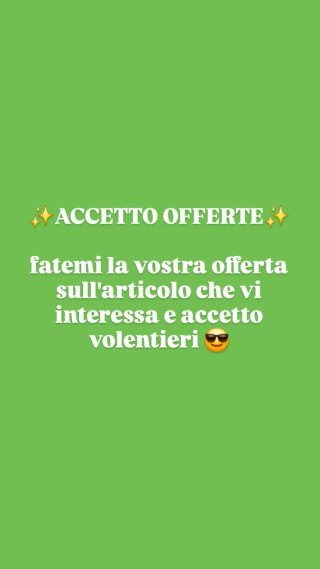 Accetto offerte