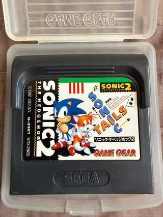 Sonic The Hedgehog 2 & Tails Game Gear Japonés
