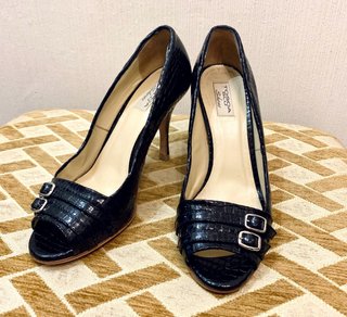 Zapatos tacones Tosca Blu Negros Piel 36