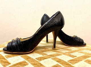 Zapatos tacones Tosca Blu Negros Piel 36