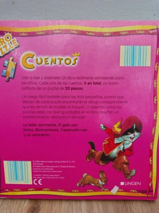 Libros de cuentos infantiles con puzzles