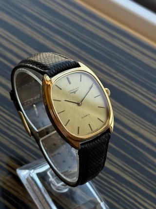 Reloj Longines Quartz Dorado Vintage Hombre