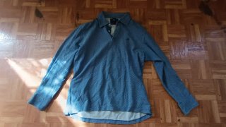 Camisa Pedro del Hierro azul estampada