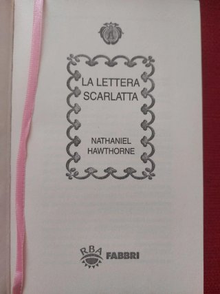 Libro La lettera scarlatta-Fabbri editore