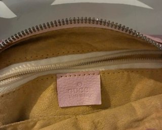Borsa Gucci rosa pelle