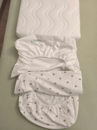 Colchón Minicuna Blanco Ondulado