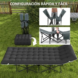 Cama Camping Plegable con Colchón