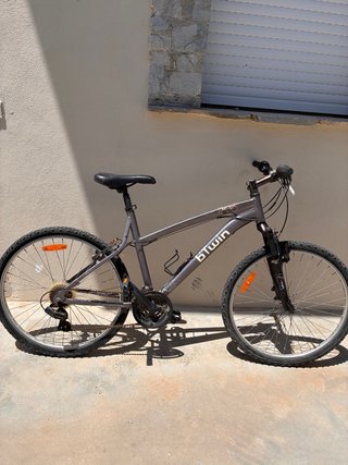 Bicicleta Decathlon Btwin Gris