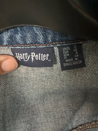 Cazadora Vaquera Harry Potter Talla 40