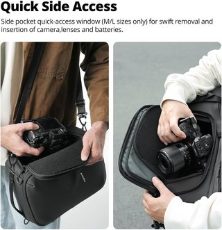 Mochila Cámara Ambitful QC12 Impermeable L NUEVA