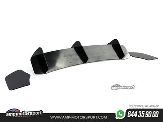 AÑADIDO DIFUSOR TRASERO VW SCIROCCO 2008-2017 NEGRO BRILLO