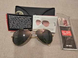 Gafas de sol Ray-Ban Aviator Doradas