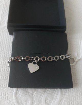 Bracciale Lotus Donna Cuore Argento