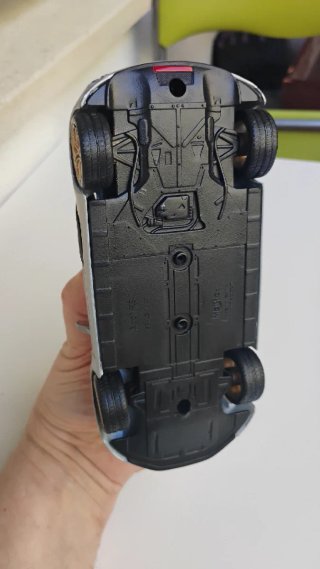 Audi R8 maqueta coche 1/24 gris plata metalizado