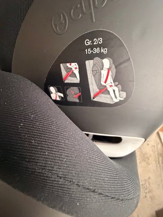 Silla Coche Cybex ISOFIX grupo 1,2,3
