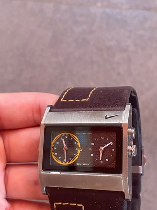 Reloj Vintage Nike Doble Esfera Marrón