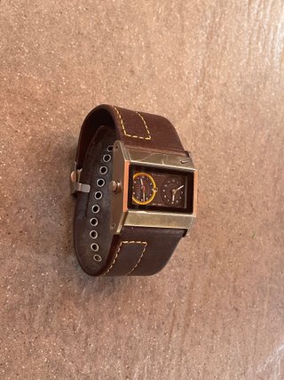 Reloj Vintage Nike Doble Esfera Marrón