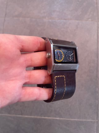 Reloj Vintage Nike Doble Esfera Marrón