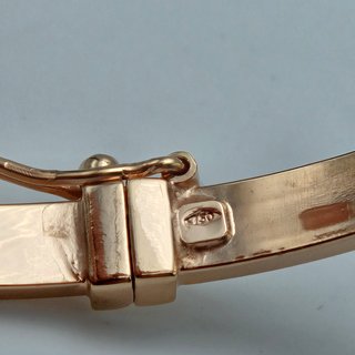 Bracciale Oro Rosa 18K, Versace, 4.72gr, 6.5cm