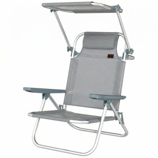 Silla Tumbona Plegable Playa con Toldo