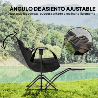 2 Mecedoras Exterior con Reposapiés