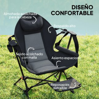 2 Mecedoras Exterior con Reposapiés