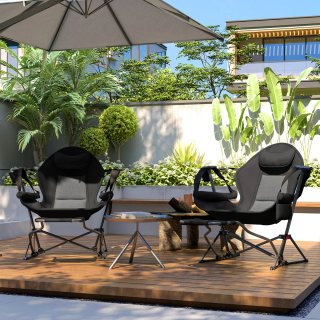 2 Mecedoras Exterior con Reposapiés