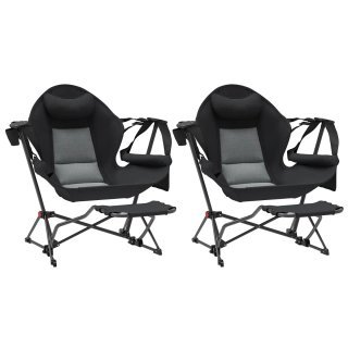 2 Mecedoras Exterior con Reposapiés