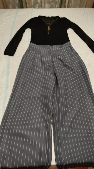 Conjunto Pantalón y Camiseta Rayas