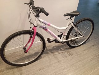 Bicicleta Montaña 26 Blanca y Rosa