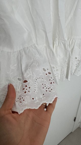 Vestido Verano Zara Blanco