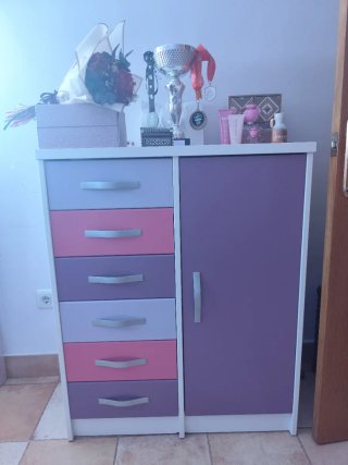 Dormitorio infantil con cama supletoria