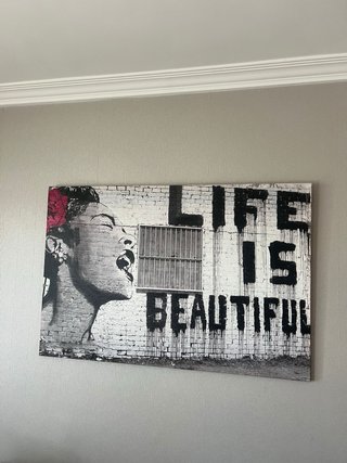 Lienzo Decorativo Life is Beautiful