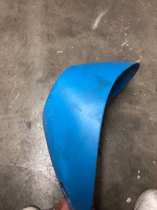 Guardabarros Piaggio Zip Azul/Granate