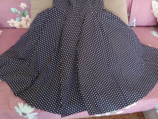 Vestido años 50 lunares