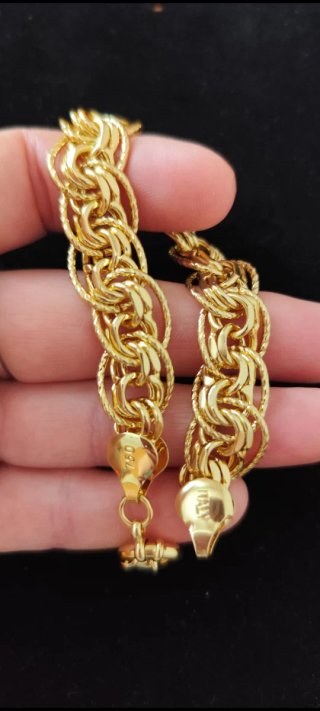 Pulsera Oro 750k .
