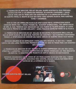 CD Azul y Negro - La Internacional CD Maxi Single