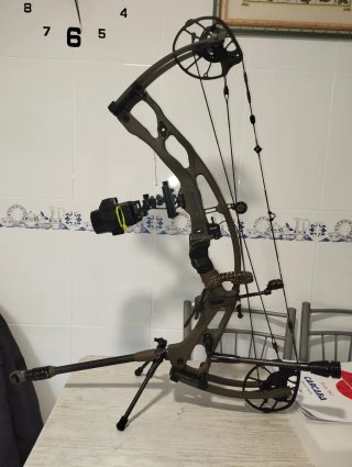 Ajustes para arco de poleas de caza.