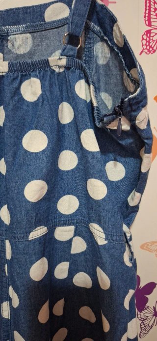 Mono corto mujer lunares