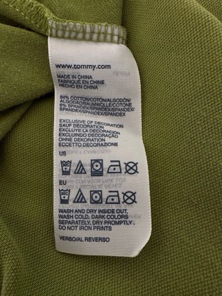 Polo Tommy Hilfiger Mujer Verde Talla L