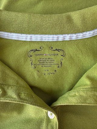 Polo Tommy Hilfiger Mujer Verde Talla L