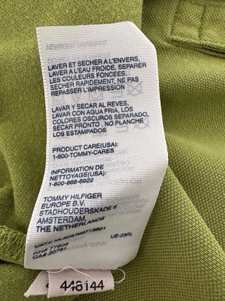 Polo Tommy Hilfiger Mujer Verde Talla L
