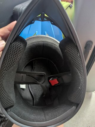 Casco Motocross Niño Fox V1 Azul/Negro