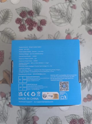 Interruptor persiana Maxcio WiFi WF-CS01 nuevo
