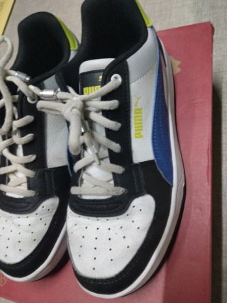 Scarpe Puma Nere/Bianche Tg 37