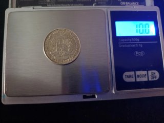 Moneda 2 Bolívares Venezuela 1945 Plata