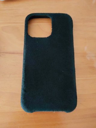 Custodia in velluto per iPhone 13 Pro Nero
